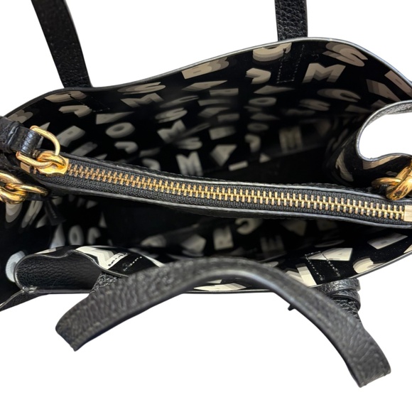 Marc Jacob’s New York black leather mini tote bag crossbody - Picture 6 of 6